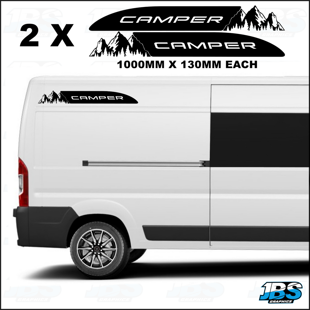 Peugeot Boxer - Citroen Relay - Fiat Ducato Camper Decals 31