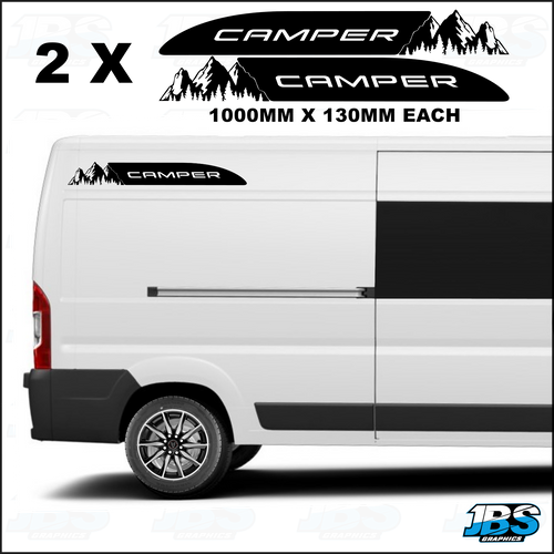 Peugeot Boxer - Citroen Relay - Fiat Ducato Camper Decals 31