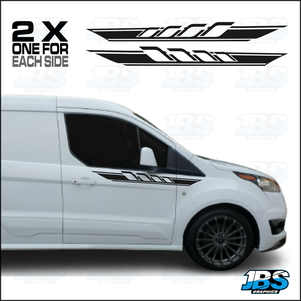 Ford Transit Connect Wing/Door Graphics 06
