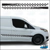 Ford Transit Connect Union Jack Chequered Graphics 10