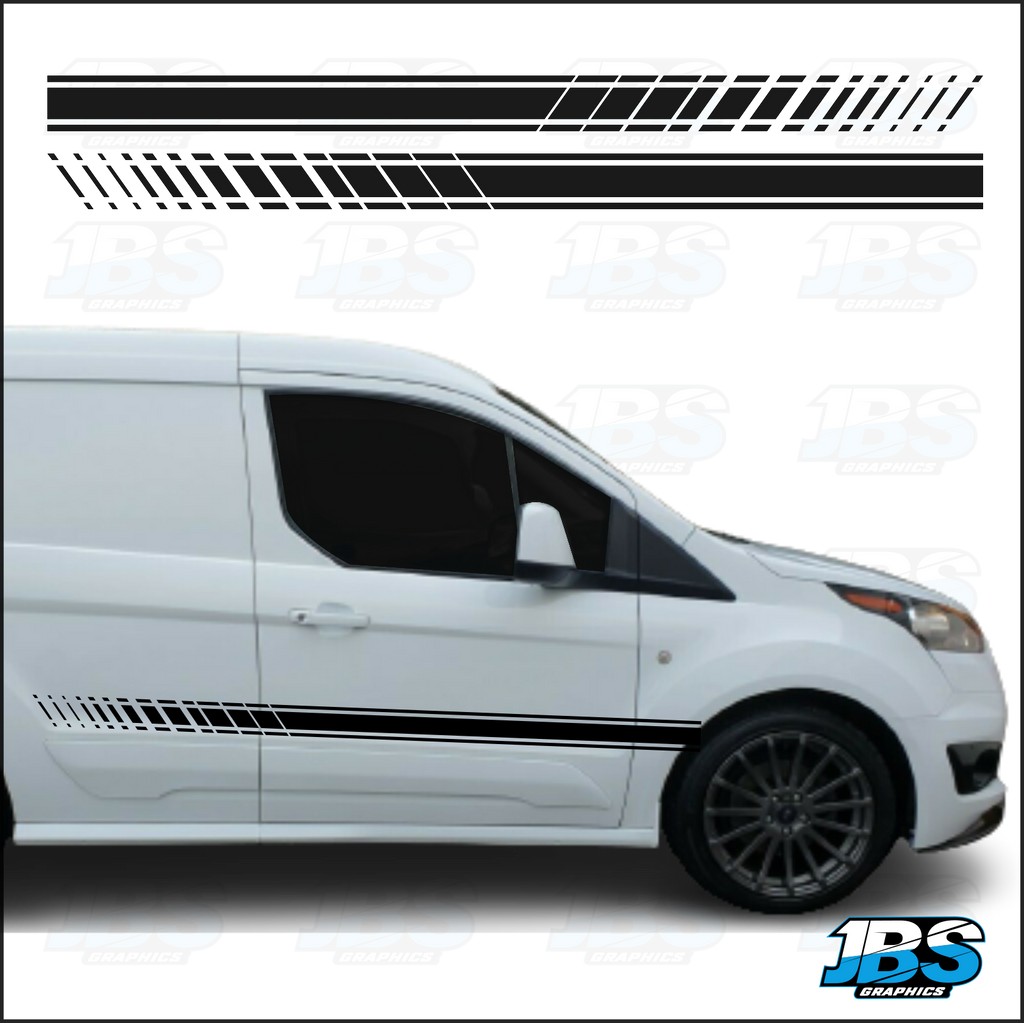 Transit Custom 2014 Graphics Ford Transit Connect Stripes Graphics 12 – JBS Graphics
