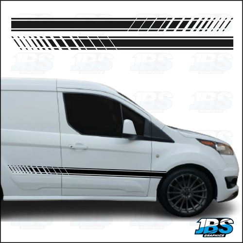 Ford Transit Connect Stripes Graphics 12