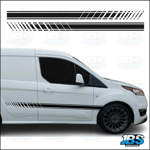 Ford Transit Connect Stripes Graphics 12