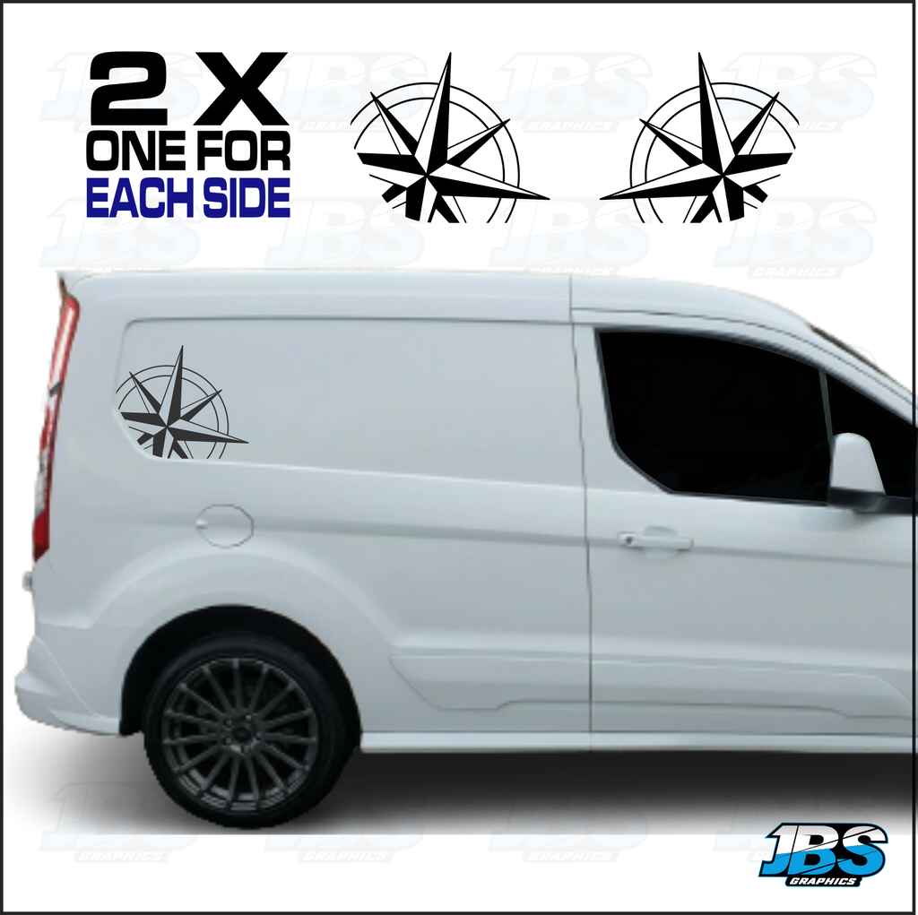 Ford Transit Connect Compass Navigation Decals 16 – JBS Graphics