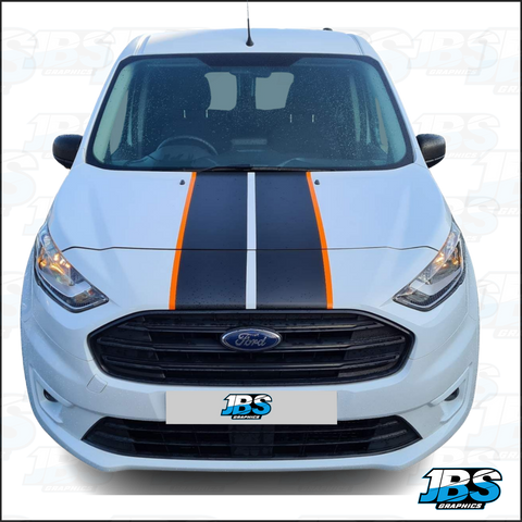 Ford Transit Connect Bonnet Stripes Graphics 05