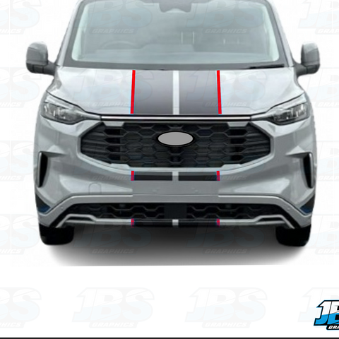 Ford Transit Custom MKII Bonnet Stripes 04