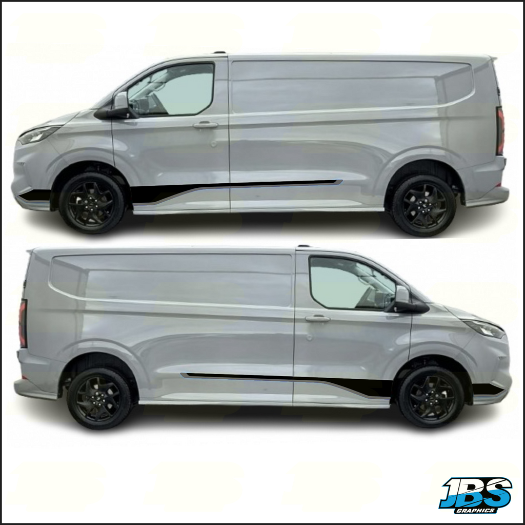 Transit Custom 2014 Graphics Ford Transit Custom MKII Graphics Kit 03 – JBS Graphics