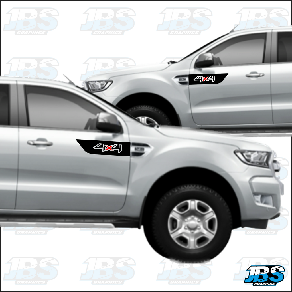 Ffr Graphics Ranger Ford Ranger 4 x 4 Door Graphics Set 02 – JBS Graphics