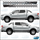 Ford Ranger F-150 Union Jack Chequered Stripes SET 14