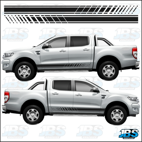 Ford Ranger 4 x 4 Side Stripes SET 06