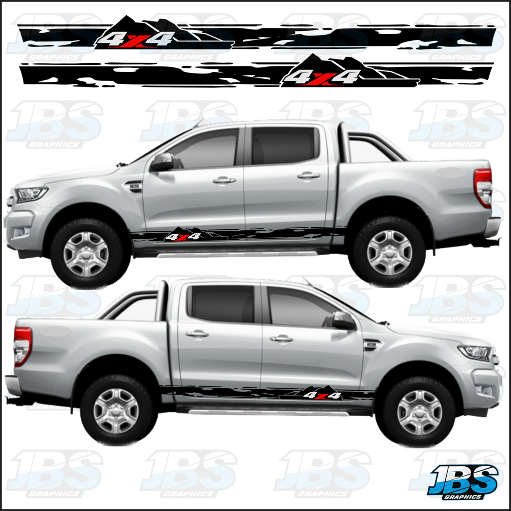 Ford Ranger F-150 4 x 4 Mountain Graphics SET 20