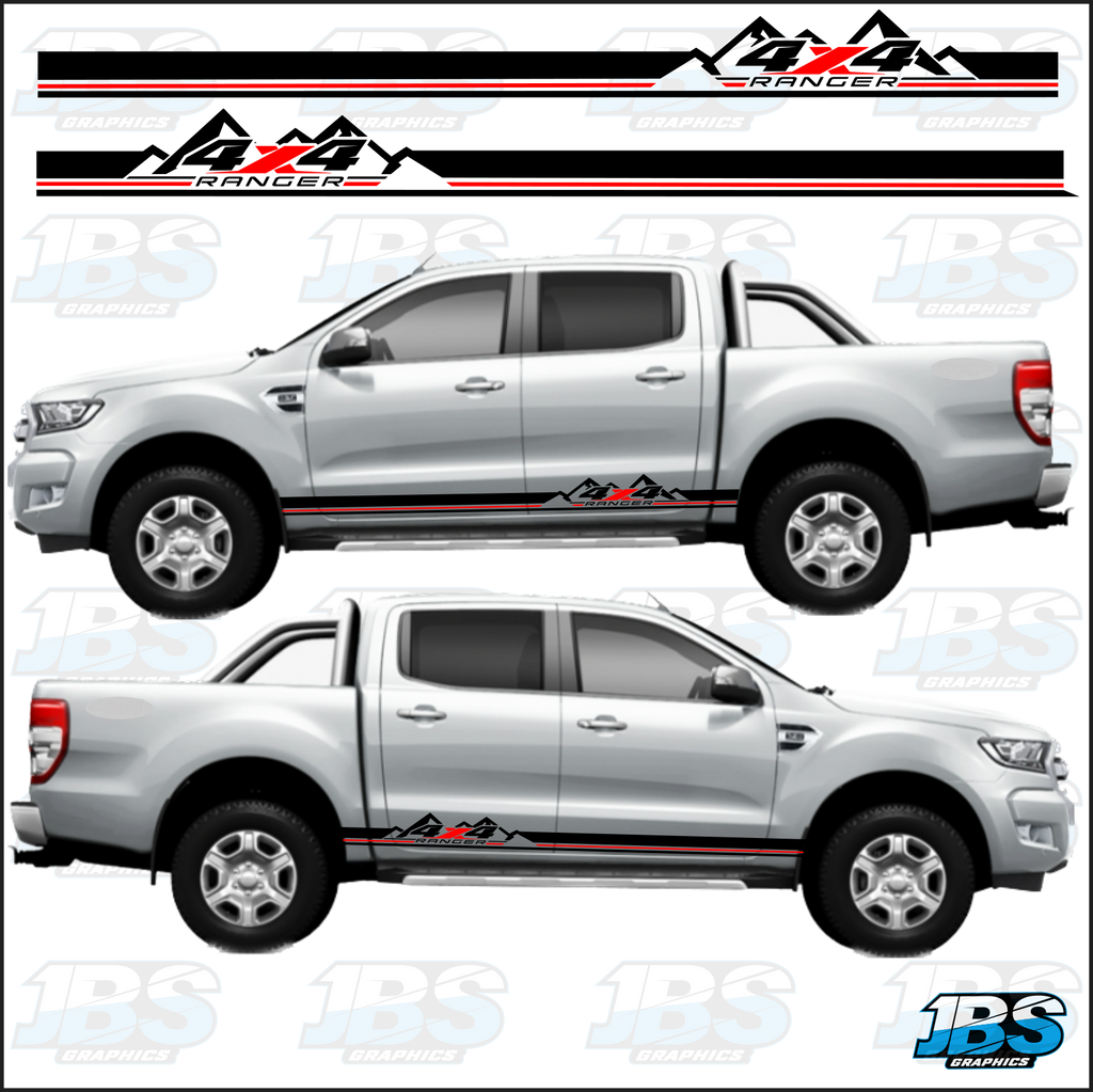 Ffr Graphics Ranger Ford Ranger F-150 4 x 4 Mountain Graphics SET 19 – JBS Graphics