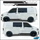VW Volkswagen T5 or T6 HEXAGON Stripes Graphics SET 17