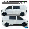VW Volkswagen T5 or T6 Chequered Stripes Graphics SET 18