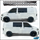 VW Volkswagen T5 or T6 UNION JACK Chequered Stripes Graphics SET 24