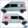 Ford Transit MK6/MK7 WELSH DRAGON DECALS 05