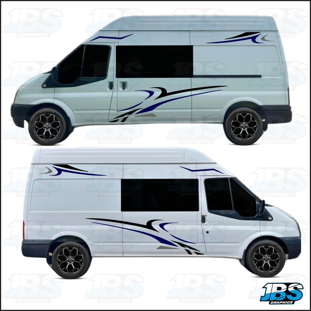 Transit Custom 2014 Graphics Ford Transit MK6/MK7 Camper Graphics 07 – JBS Graphics