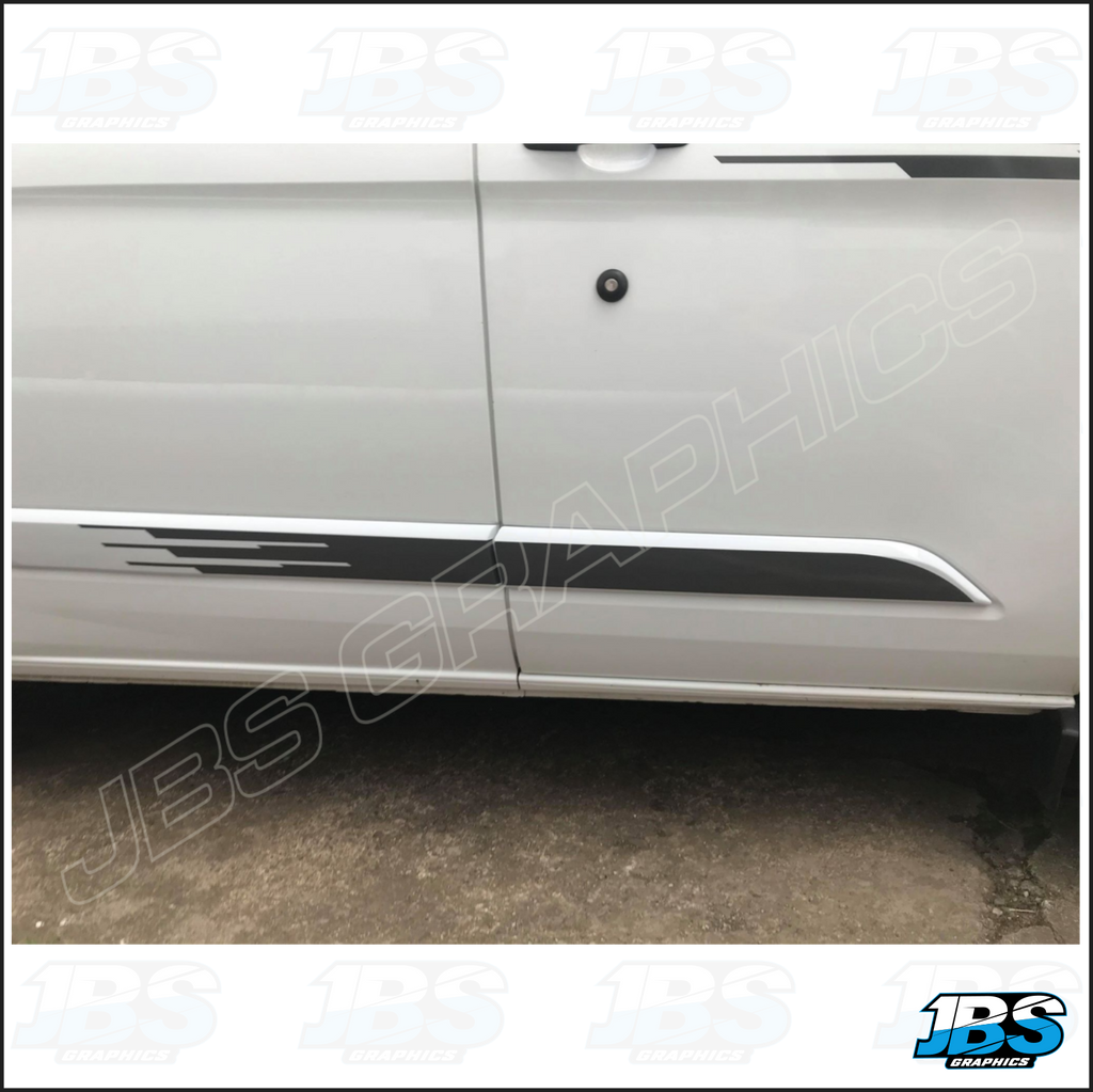 Ford Transit Custom Lower Side Graphics SET