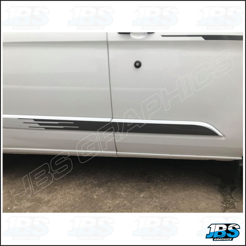 Ford Transit Custom Lower Side Graphics SET