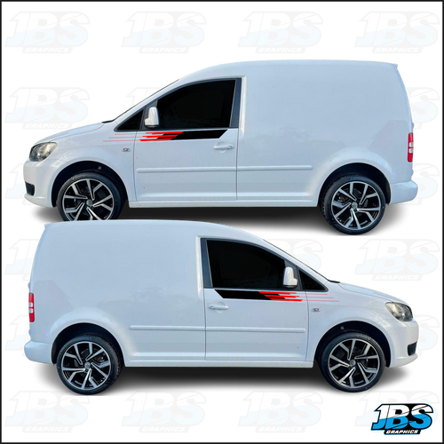 VW Volkswagon Caddy Sport Door Graphics #13