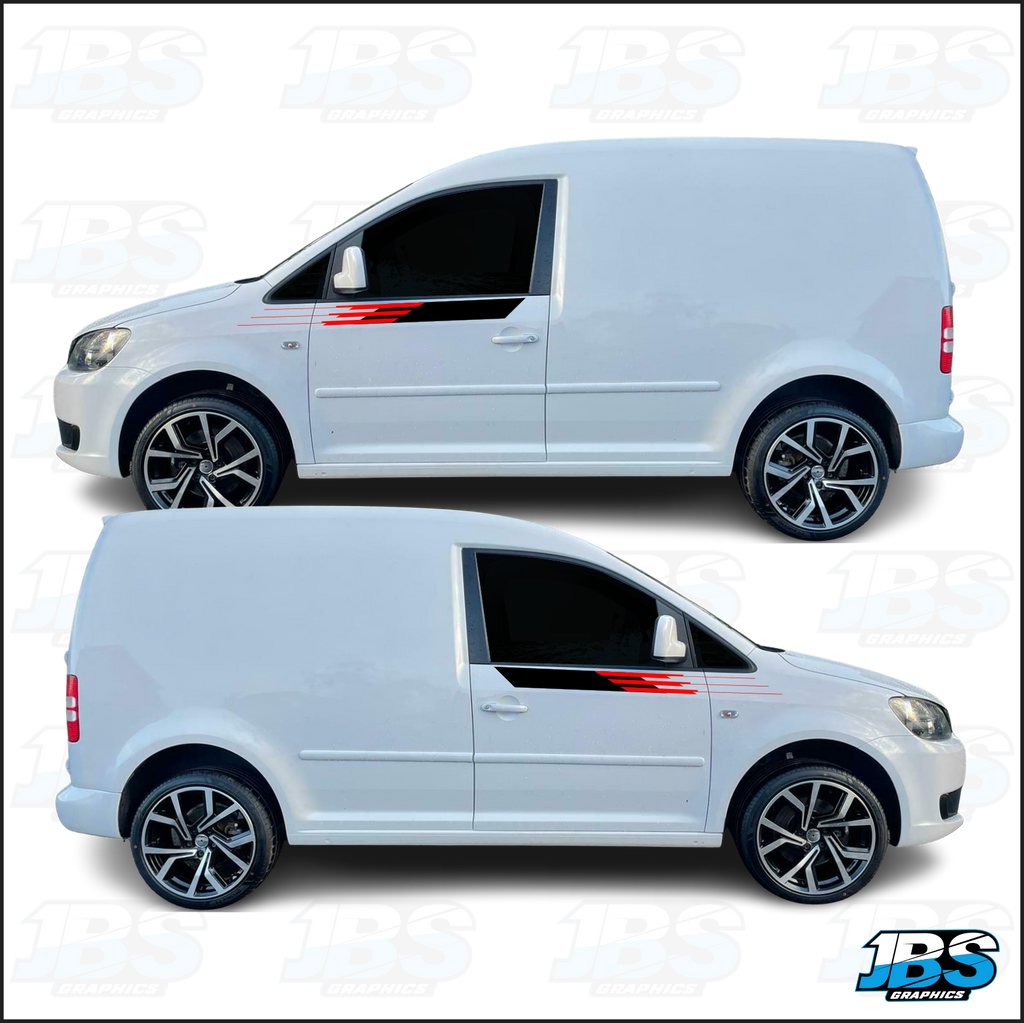 VW Volkswagon Caddy Sport Door Graphics #13