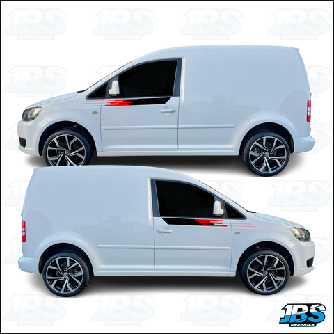 VW Volkswagon Caddy Sport Door Graphics #13