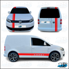 VW Volkswagon Caddy Stripes Graphics KIT #6