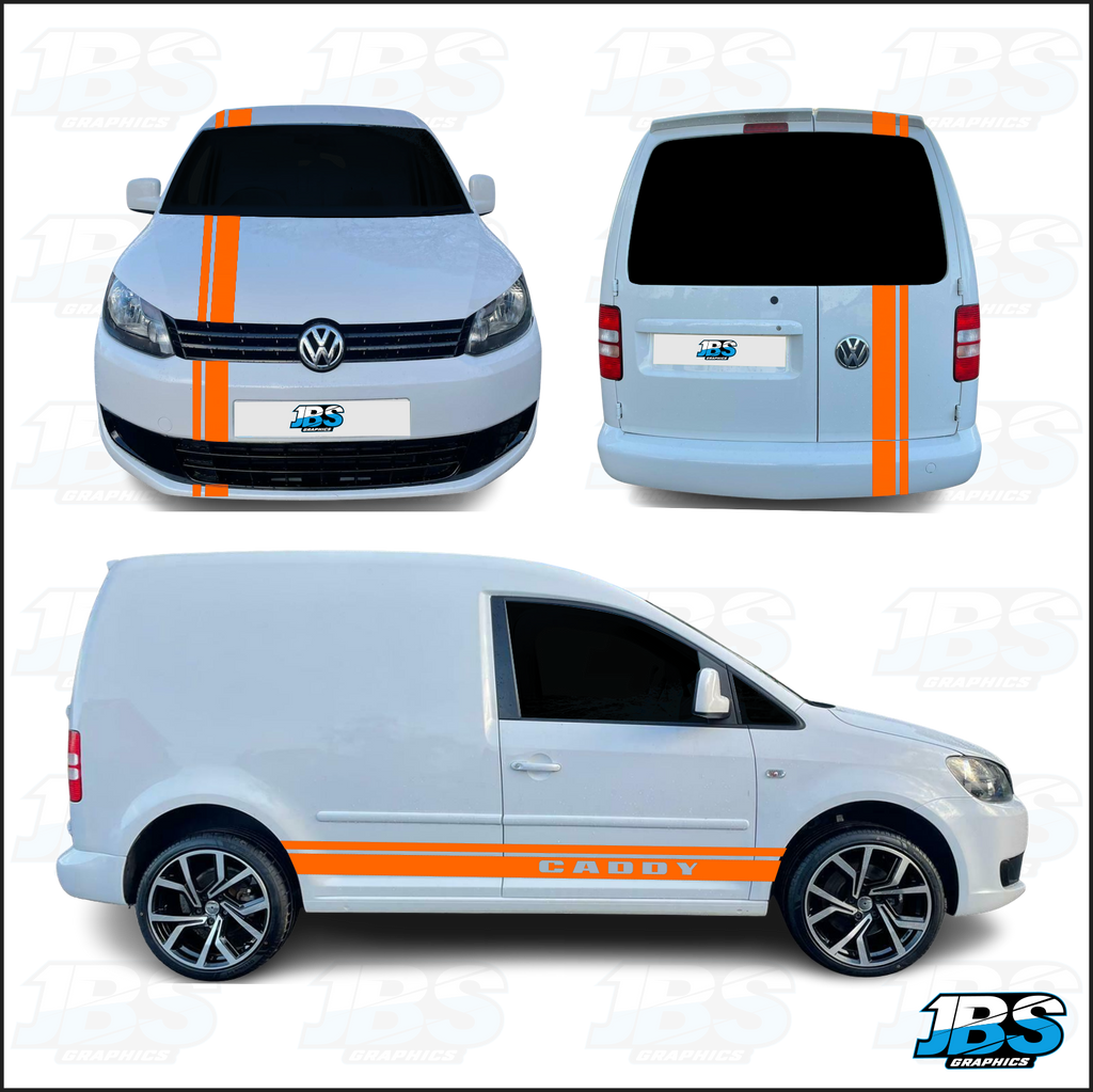 VW Volkswagon Caddy Stripes Graphics KIT #6