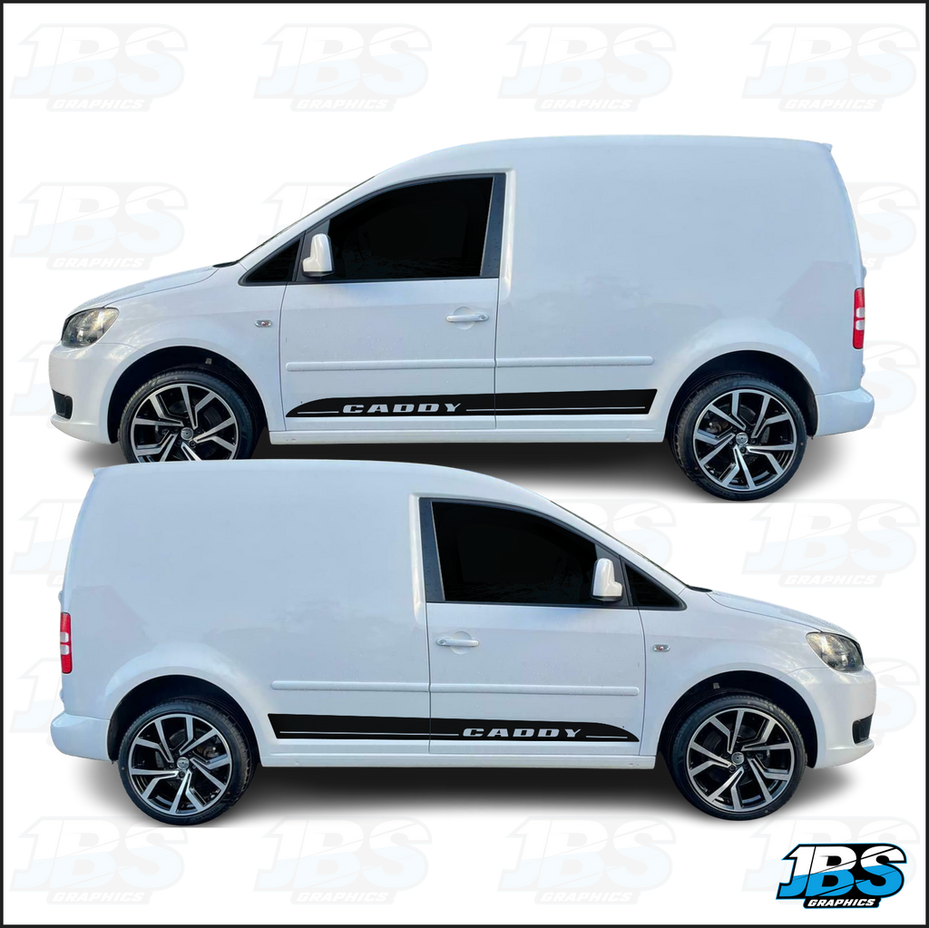 VW Volkswagon Caddy Sport Graphics Stripes #9