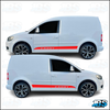 VW Volkswagon Caddy Sport Graphics Stripes #9