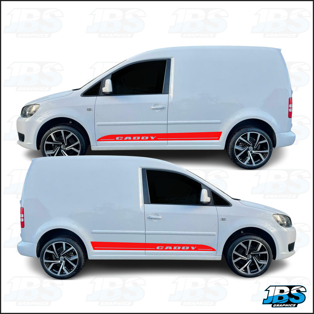 VW Volkswagon Caddy Sport Graphics Stripes #9