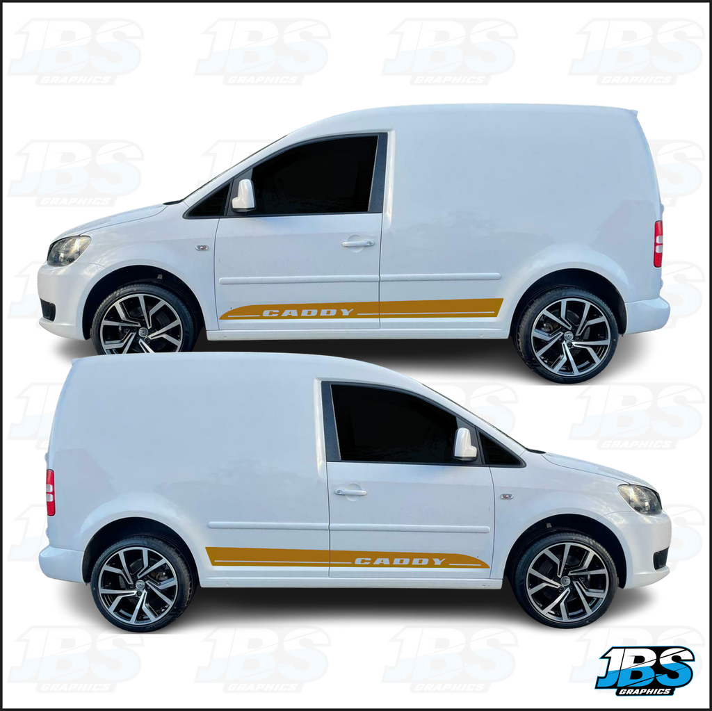 VW Volkswagon Caddy Sport Graphics Stripes #9