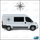 Camper Van Motorhome Compass Navigation Decal 10