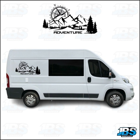 Mountain Edition Camper Van & Caravan Decal Sticker Graphic – Large Size