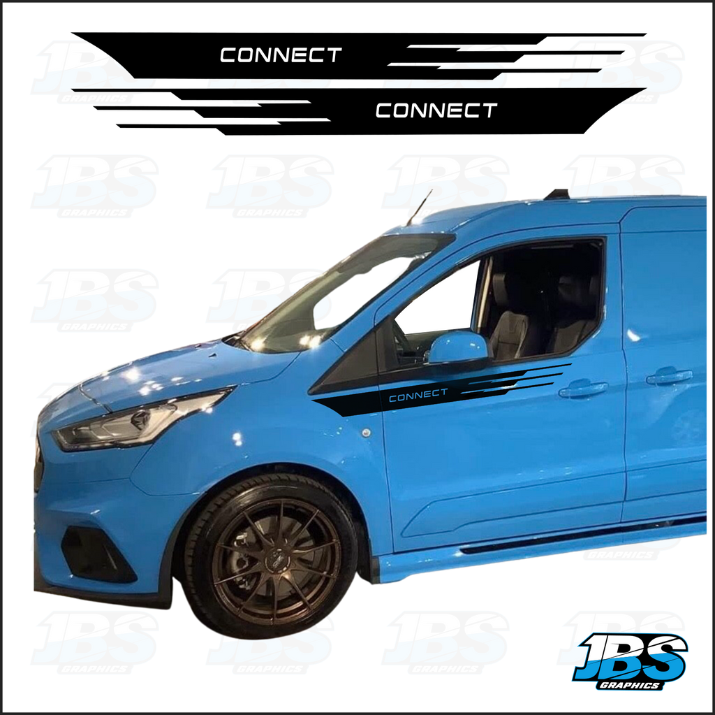 Ford Transit Connect Sporty Side Stripes 01