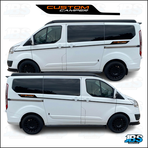 Ford Transit CUSTOM CAMPER Side Graphics Stripes