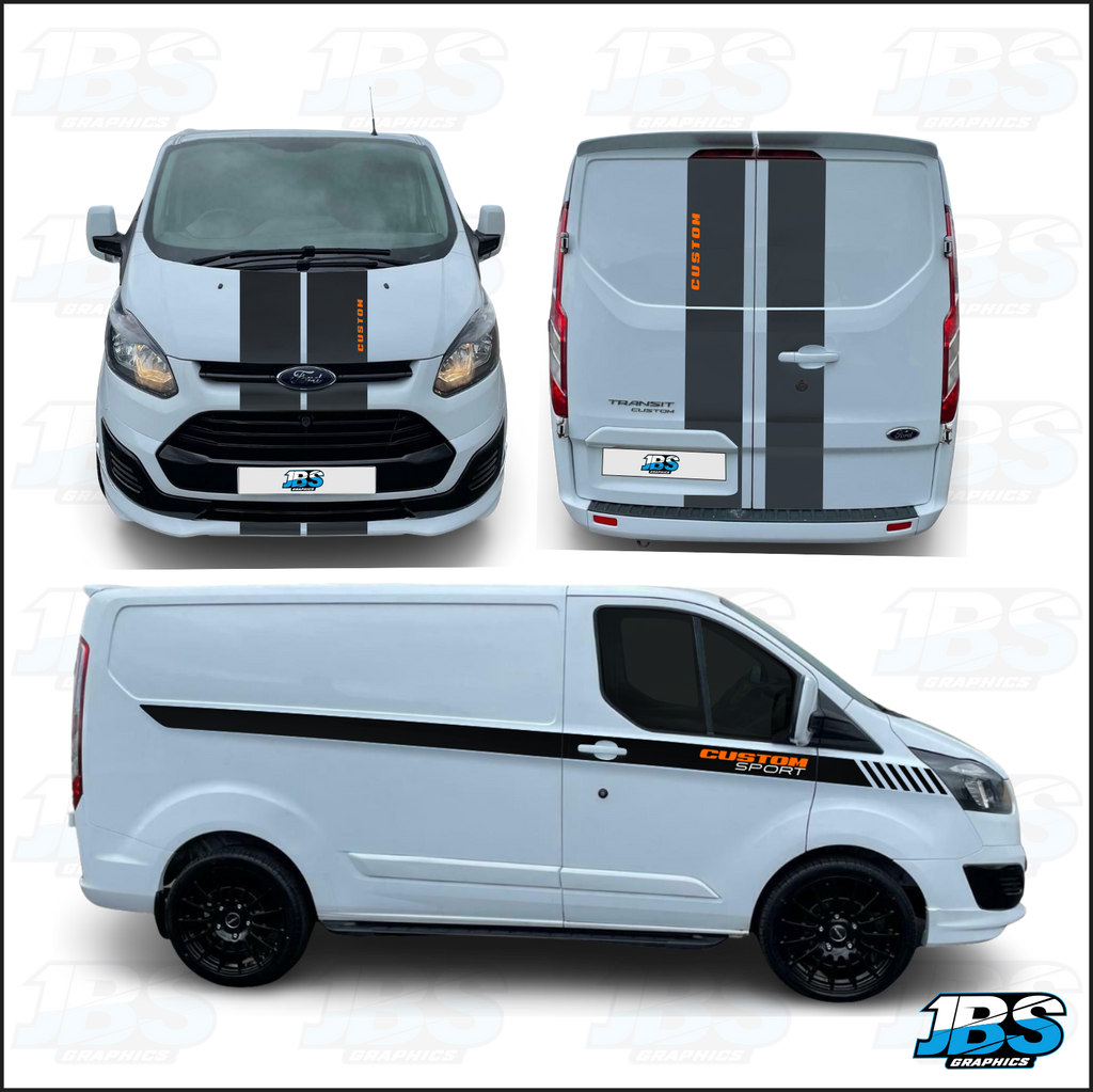 Ford Transit Custom Sport Bonnet, Rear Barn Door & Sides KIT 03