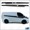 Ford Transit Custom Side Graphics Sport Style KIT 04