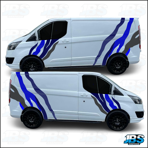 Ford Transit Custom TIGER Stripes Graphics KIT