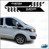 Ford Transit Custom Chequered Sport Wing Stripes 5