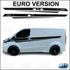 Ford Transit Custom Side Graphics Sport Style KIT 04