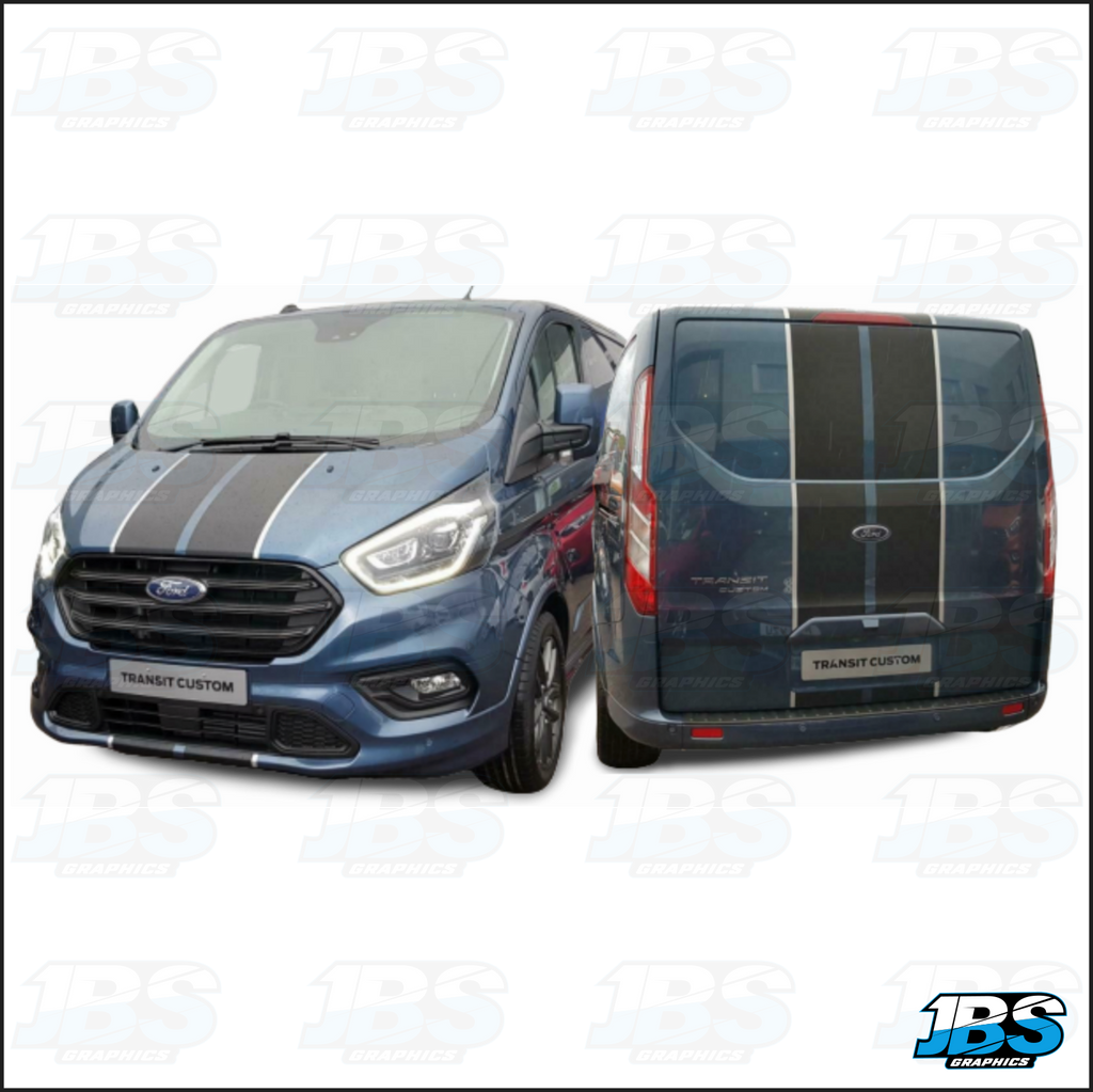 Ford Transit Custom Bonnet & Tailgate Stripes