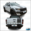 Ford Ranger 4 x 4 Bonnet & Rear Twin Stripes Kit