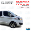 Ford Transit Custom Sport Sticker SET 1