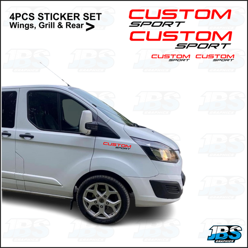 Ford Transit Custom Sport Sticker SET 1