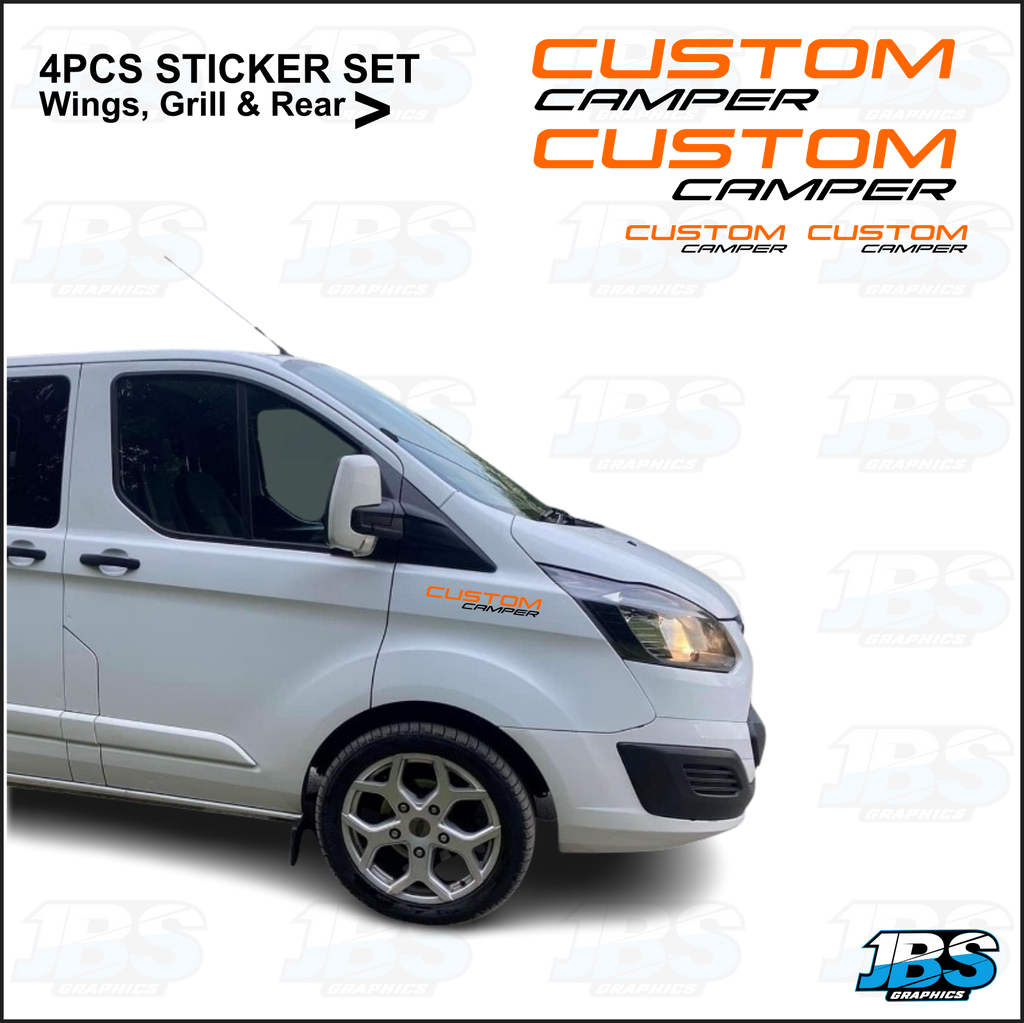 Ford Transit Custom Camper Sticker SET 2