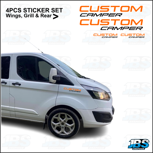 Ford Transit Custom Camper Sticker SET 2