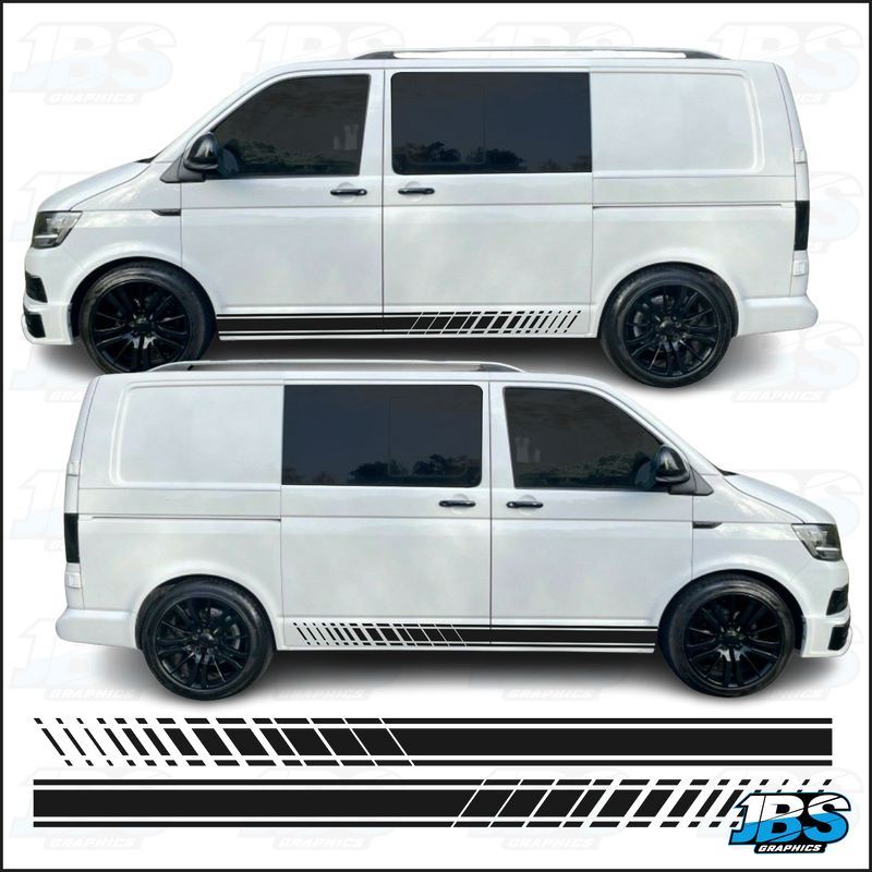 VW Volkswagon T5 T6 Transporter Exterior Styling Stripes Decals
