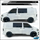 VW Volkswagen T5 or T6 TRANSPORTER Stripes SET 05
