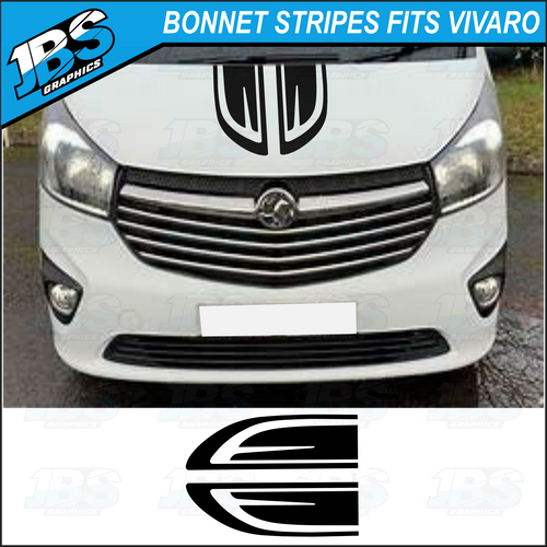 Vauxhall Vivaro / Opel SPORT Bonnet Stripes